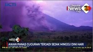Gunung Semeru Meluncurkan Awan Panas Guguran