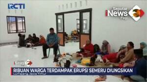 Ribuan Warga Di Wilayah Gunung Semeru Diungsikan