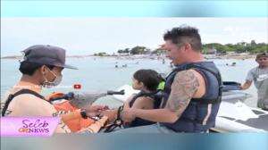 Serunya Gempi Naik Jetski Bareng Papa Gading