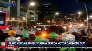 Pengendara Mini Bus di Jakarta Celaka Akibat Penyakit Kambuh