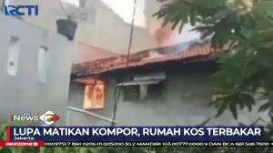 Sebuah Rumah Kost di Jakarta Habis Terbakar