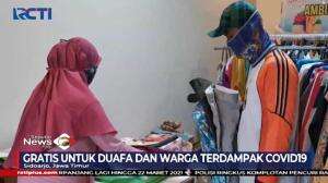Toko Unik Berikan Pakaian Gratis di Sidoarjo