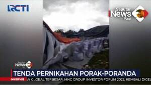 Tenda Pernikahan Porak-Poranda