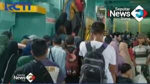 Arus Balik Lebih Awal, Penumpang Padati Pelabuhan