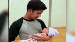Syakir Jago Tenganin Bayi Nangis