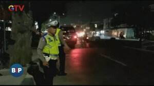 Pemotor Jatuh Terpeleset Oli