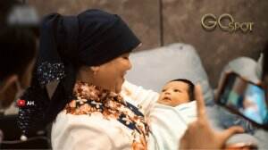 Baby Ameena Kedatangan Oma Opa Gala
