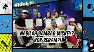 Nabilah Gambar Mickey? Kok Seram?!