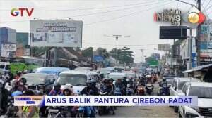 Arus balik Pantura Cirebon Padat