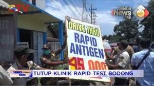 Tutup Klinik Rapid Tes Bodong