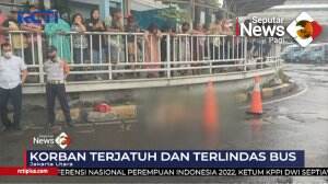 Wanita Tewas Terlindas Bus Transjakarta