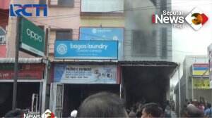 Ruko Berlantai Tiiga Terbakar Di Padangsidimpuan