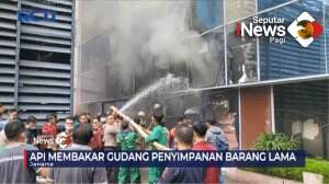 Kantor Kemenkumham Terbakar