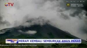 Gunung Merapi Kembali Menyemburkan Awan Panas