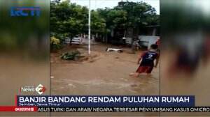 Banjir Bandang Menerjang Perumahan Di Jember