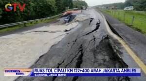 Kemacetan Panjang , Jalan Tol Cipali Ambles