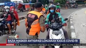 Razia Masker Pengendara di Jakarta