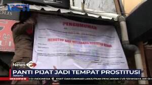 Tempat Panti Pijat Di Tutup Karena Di Duga Menjadi Lokasi Prostitusi