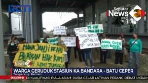 Demo Warga Tuntut Janji PT. KAI