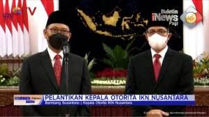 Pelantikan Kepala Otorita IKN Nusantara