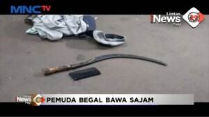 Pemuda Begal Bawa Sajam