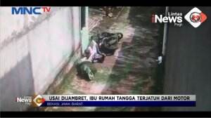 Korban Jambret Jatuh Dari Motor
