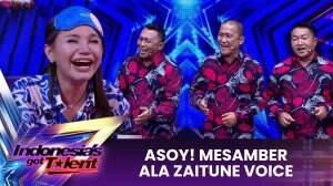Asoy! Mesamber Ala Zaitune Voice - Indonesia's Got Talent 2023