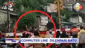 Commuter Line Dilempari Batu