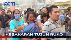 Kebakaran Tujuh Ruko, Terjadi Ricuh Saat Warga Selamatkan Barang