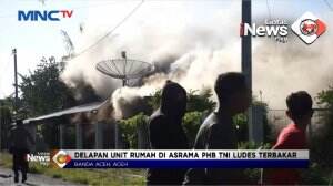 Asrama TNI di Banda Aceh Terbakar