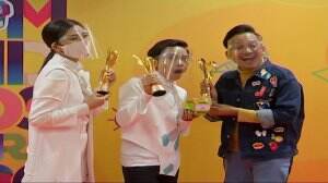 Ruben Onsu, Sarwendah, Betrand Peto, Mom And Kids Awards 2020
