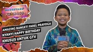 Amazing Banget! Farel Prayoga Nyanyi Happy Birthday Khusus Untuk GTV