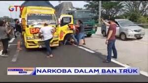 Polda Jawa Barat Menyergap Sebuah Truk Yang Diduga Membawa Narkoba