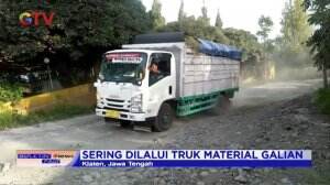 Jalur Evakuasi Gunung Merapi Rusak Parah Akibat Sering Dilalui Truk Bermuatan Besar