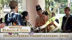 Prosesi Pasrah Pinampi Kaesang-Erina