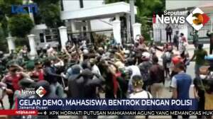Demo Mahasiswa Berakhir Ricuh