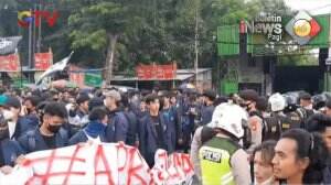 Demo mahasiswa Tolak Penundaan Pemilu