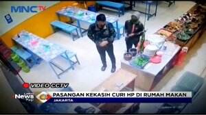 Pasangan Kekasih Curi Ponsel di Rumah Makan