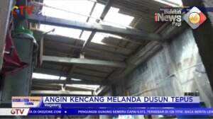 Angin Kencang Rusak Puluhan Rumah