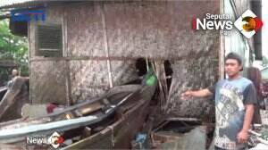 Perkampungan Nelayan Di Deliserdang Dihantam Gelombang Pasang