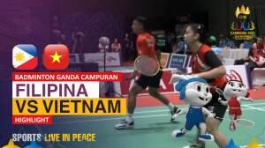 Highlight Badminton Ganda Campuran Sea Games Cambodia 2023 Philippines Vs Vietnam