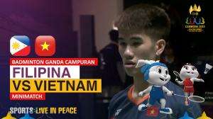 Minimatch Badminton Ganda Campuran Sea Games Cambodia 2023 Philippines Vs Vietnam