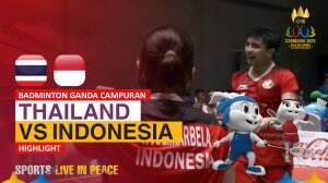 Highlight Badminton Ganda Campuran Sea Games Cambodia 2023 Thailand Vs Indonesia