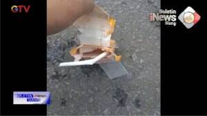 Alat Sabu Bertebaran di Jalan Kebayoran Baru