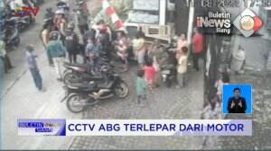 CCTV ABG Terlempar Dari Motor