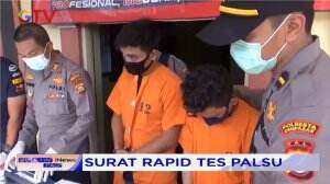 Polisi Tangkap Pemalsu Surat Rapid Test