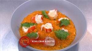 King Crab Risotto, Spicy Lemon Butter King Crab, King Crab Bisque Ala Jerry- MasterChef Season 7