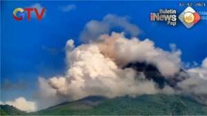 Erupsi Gunung Merapi Terekam Cctv