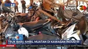 Truk Menghantam Lokasi Parkir