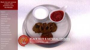 Black Rice & Oatmeal Cookies Ala Mariska - MasterChef Season 7